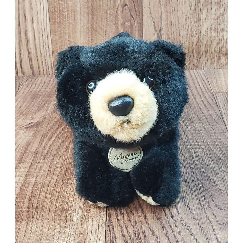 Black Bear Cub 12" Plush Aurora Miyoni